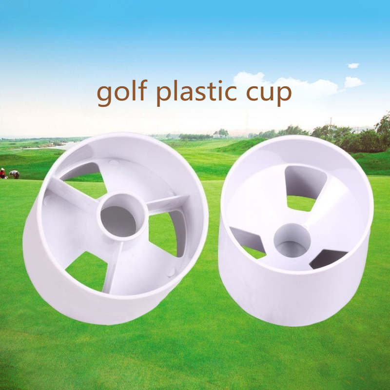 Practice Equipment For Golf - 1PC 3 穴プラスチックゴルフホールカップゴルフパター練習カップ屋内屋外ゴルフコーストレーニング補助用品