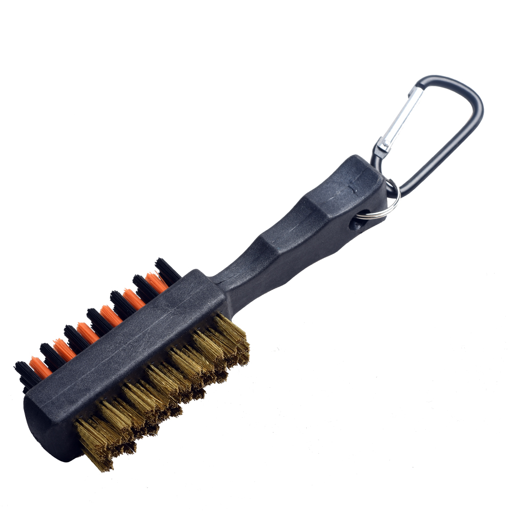 Golf Equipment To Improve Your Game - ゴルフクラブグルーブクリーナーブラシ、両面ツール、ポータブルメタル軽量ナイロンアクセサリー