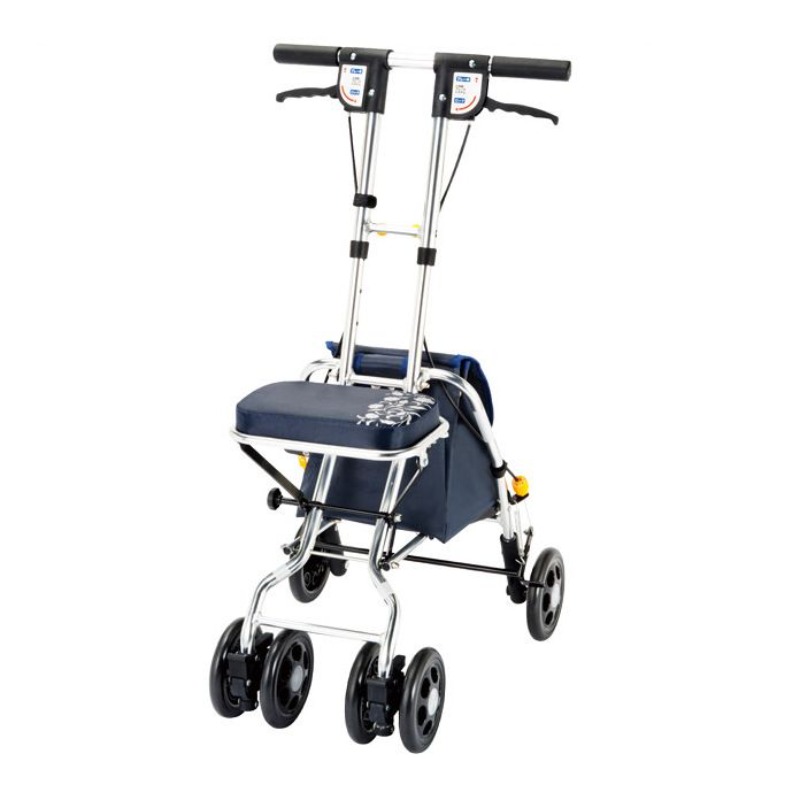 折りたたみ式歩行器（シート付き）、プルロッド式ブレーキ設計、 - Pull Cart Fold のレビューと価格