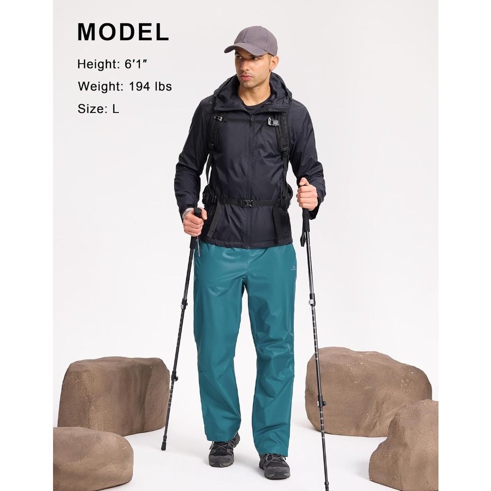 パイオニアキャンプ メンズ レインパンツ 防水 パッカブル  - Golf Equipment Drawing のレビューと価格