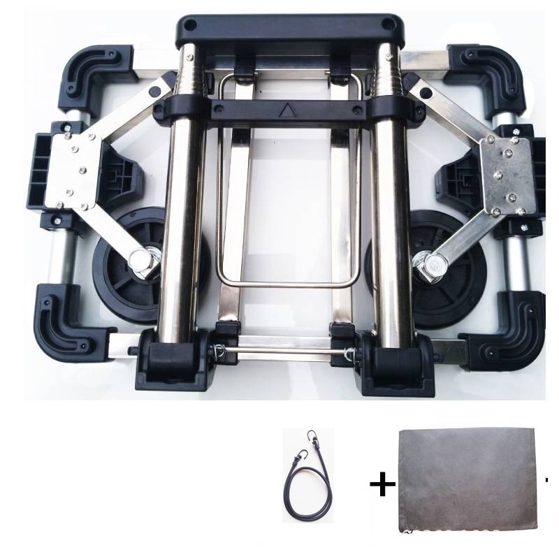 折りたたみ式小型カート、超小型トロリー、手で引くカート、家庭 - Pull Cart Fold のレビューと価格