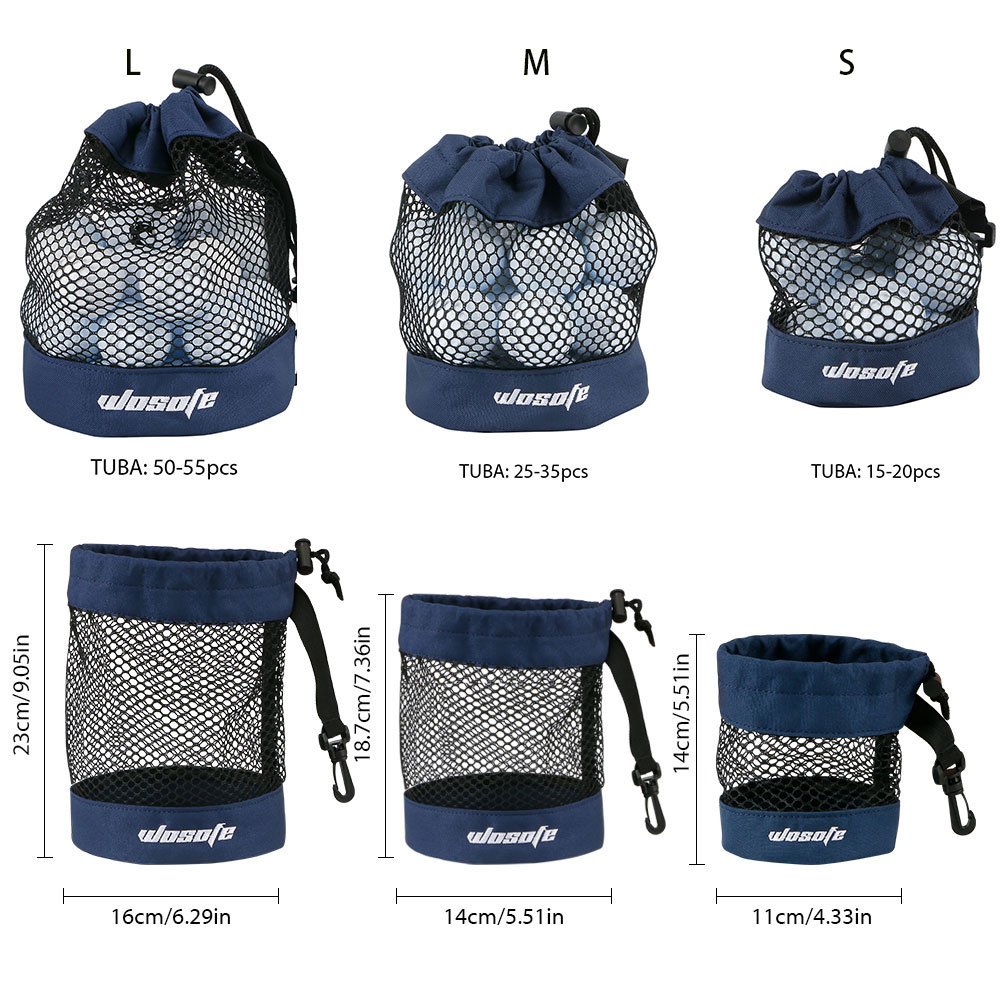 メッシュナイロン収納ボールバッグ、プラスチック製ハンガー付き - Golf Equipment Drawing のレビューと価格