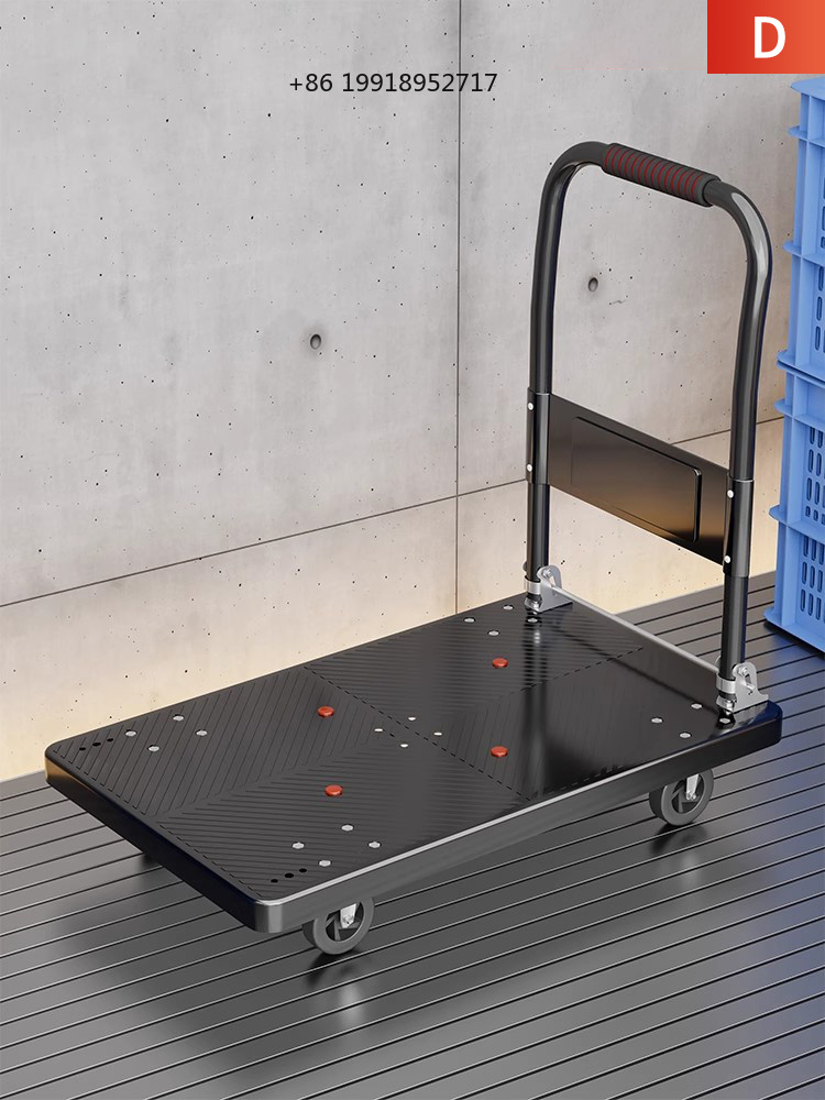ポータブル折りたたみ式手引きカーゴ運搬カート 静音プラスチッ - Pull Cart Fold のレビューと価格