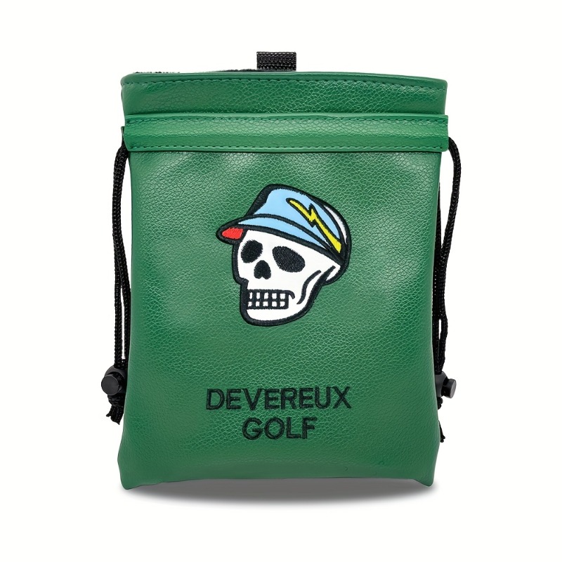 巾着シール付きのポータブルグリーンゴルフ貴重品バッグ、ゴルフ - Golf Equipment Drawing のレビューと価格