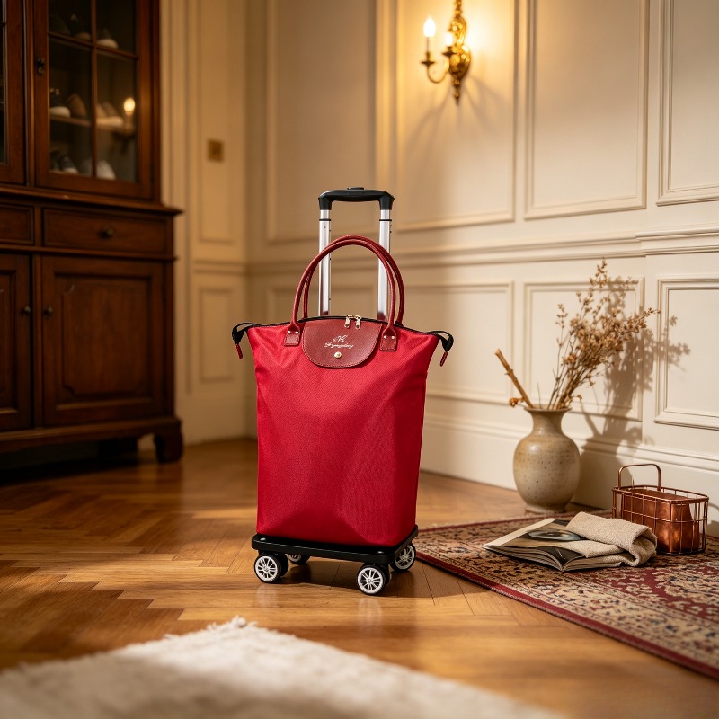 コンパクト折りたたみ式食料品カート、取り外し可能な二役プルワ - Pull Cart Fold のレビューと価格