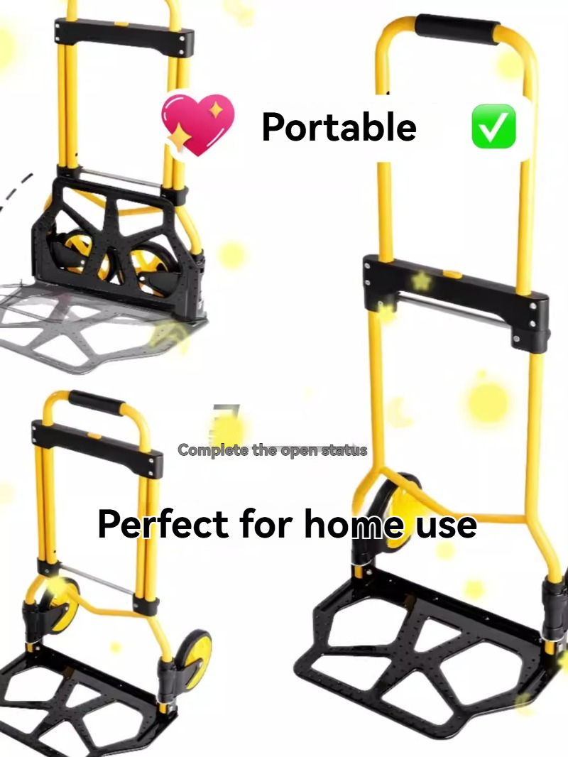 軽量折りたたみ式携帯ハンドプルカート、ショッピングや荷物運搬 - Pull Cart Fold のレビューと価格